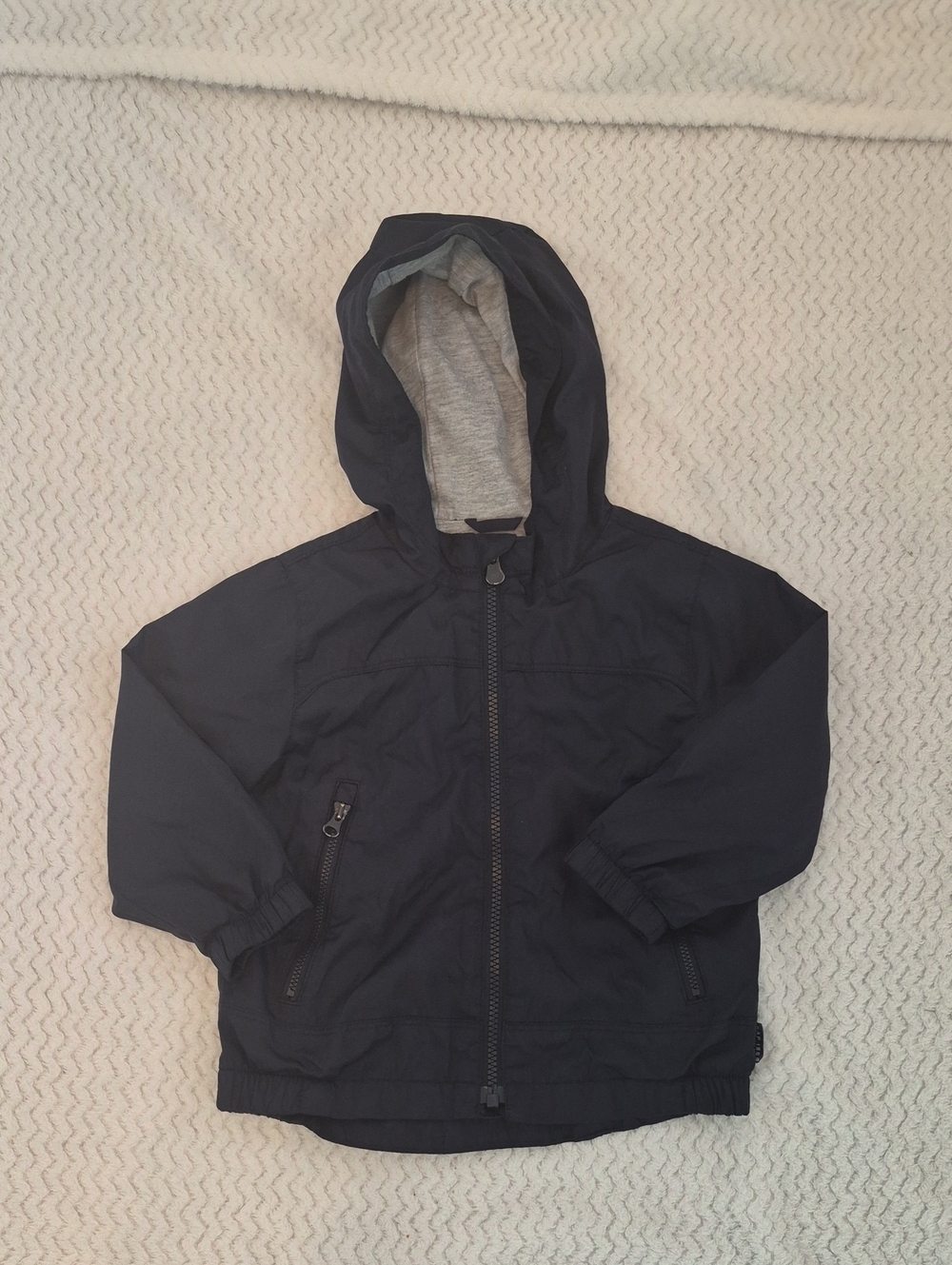 GAP Navy Blue Hooded Raincoat